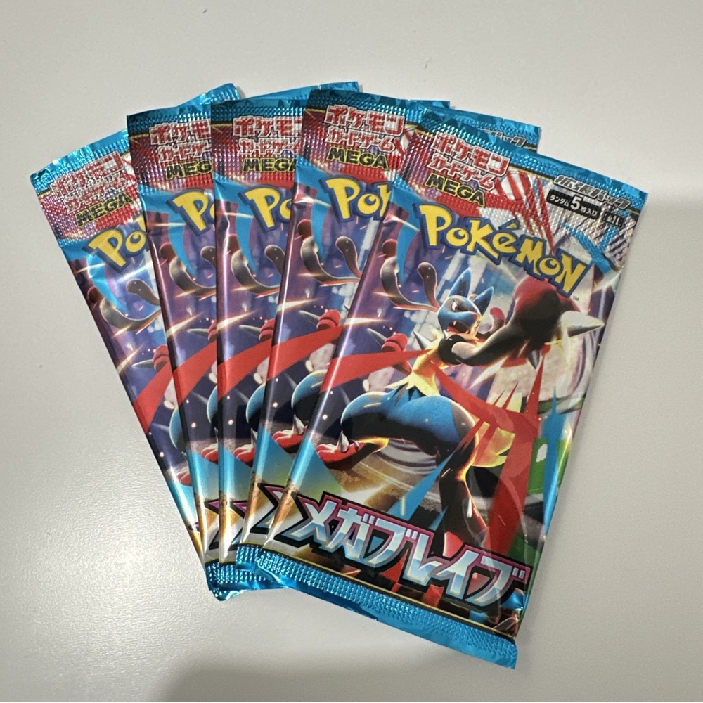 Japanese Pokémon Mega Brave 5packs